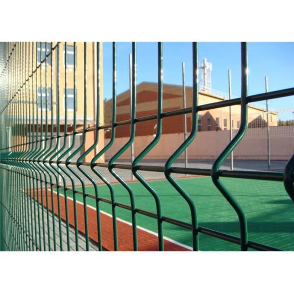 PVC Coated Welded Wire Mesh Fencing With Post Height 1.2m To 2.4m