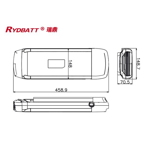 RYDBATT QY-03(36V) Lithium Battery Pack Redar Li-18650-10S6P-36V 15.6Ah For Electric Bicycle Battery