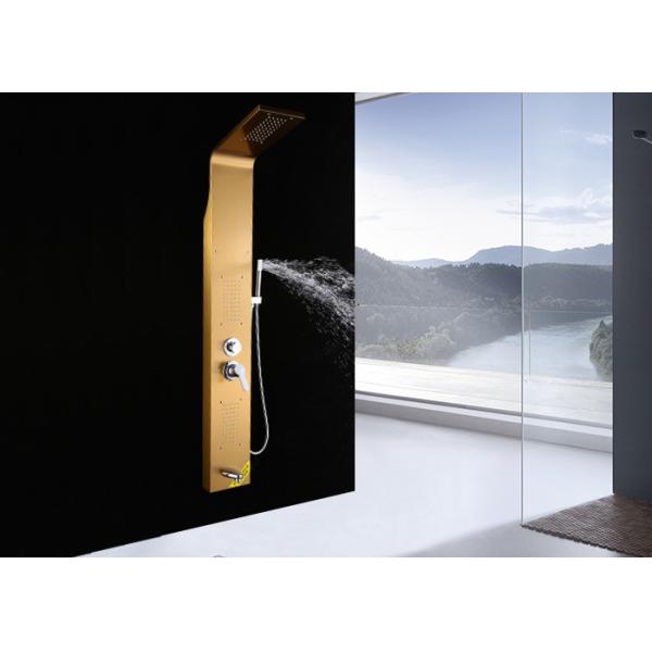 Buy CUPC Brushed Waterproof Shower Panels 220V 50Hz Rated Voltage ROVATE at wholesale prices