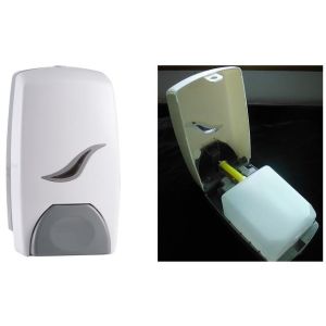 Lockable Manual Hand Soap Dispenser Wall Mount With Refillable Cartridge