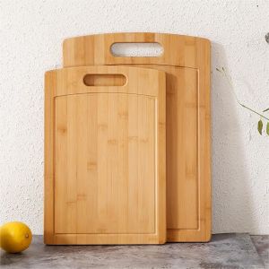 Eco Friendly Cleaning 1.8cm Thick Bamboo Cutting Board 2pcs Set