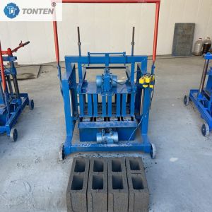 Push Pull Small Brick Making Machine Movable Hollow Block Machine