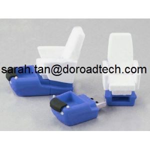PVC Custom-made Wholesale Cute Mini Chair Shape USB Flash Drive