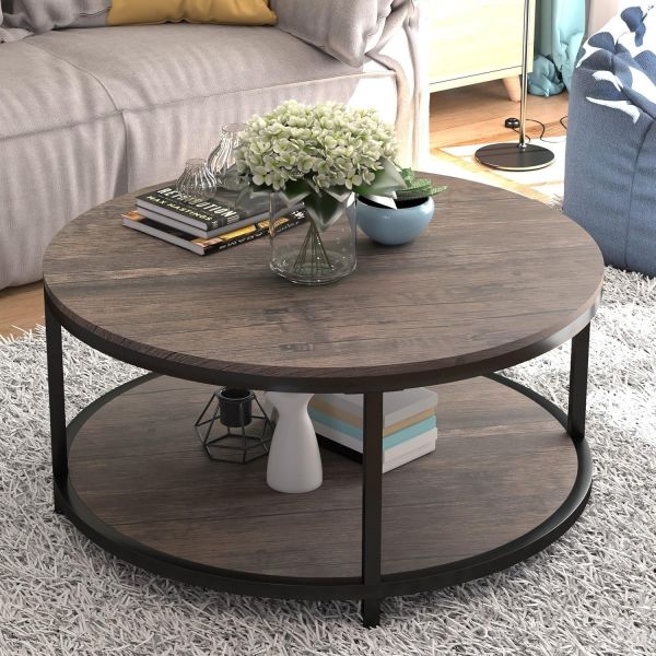 Customizable Manufactured Solid Wood Frame Sectional Coffee Table for Modern