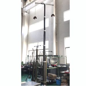 6m lockable CCTV pneumatic telescopic mast / CCTV poles/ aluminum telescoping