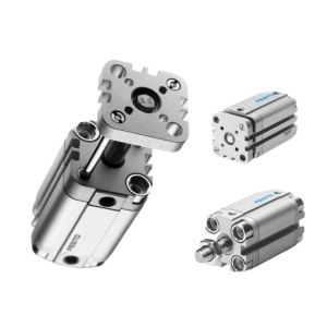 China ADVUL-50-80-P-A Pneumatic Cylinder with Aluminum Barrel and Male Thread Rod End on sale