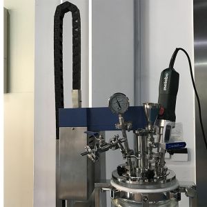 Single Phase Vacuum Emulsifying Mixer Machine Glass CE certification