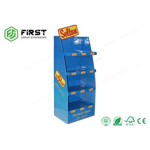 Custom Made Advertising Recycled Cardboard Paper Floor Display Stand