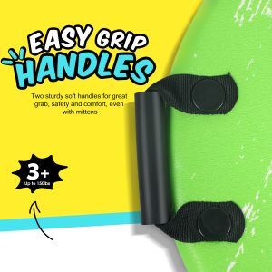 Soft Foam Sled Round Shape 21inch Ski Kid's Scooters Snow Sleds for Kids