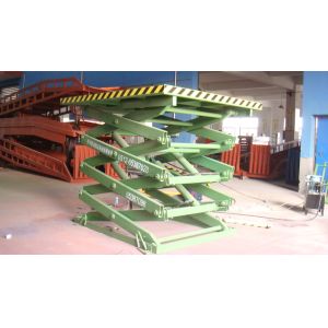 China Anti Explosion Hydraulic Mezzanine Goods Lift Load 500kg 1000kg 2000kg on sale