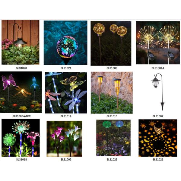 Buy 8H Vintage Hanging Solar Lanterns RoHS With Shepherds Hook at wholesale prices