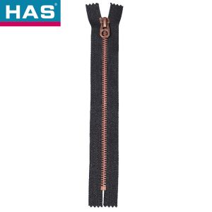 #5 Copper Zipper Eco Friendly Silver Jacket Zipper Customized