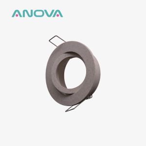 Eco Friendly MR16 Downlight Housing Bamboo Fiber 25 Degree Tilted Recessed Light