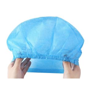 Disposable Surgical Nurse Cap Medical Elastic Nonwoven Dome Head Cover