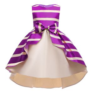 Girls Dress 2022 Spring And Summer Children's Clothing Bow Girl Vest Skirt Dress