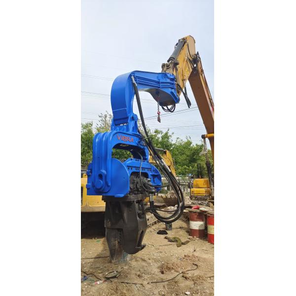 750kg Arm Excavator Mounted Pile Driver for 18m Max Pile Length Piling