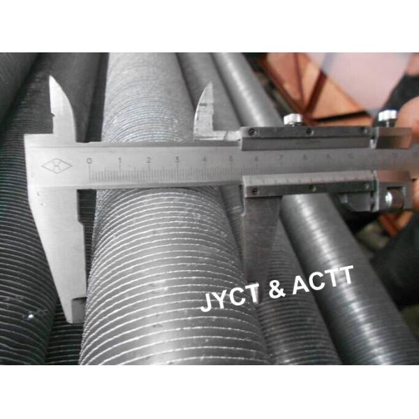 Rolling Type Extruded Heat Exchanger Fin Tube With Iron Aluminum / Copper Aluminum