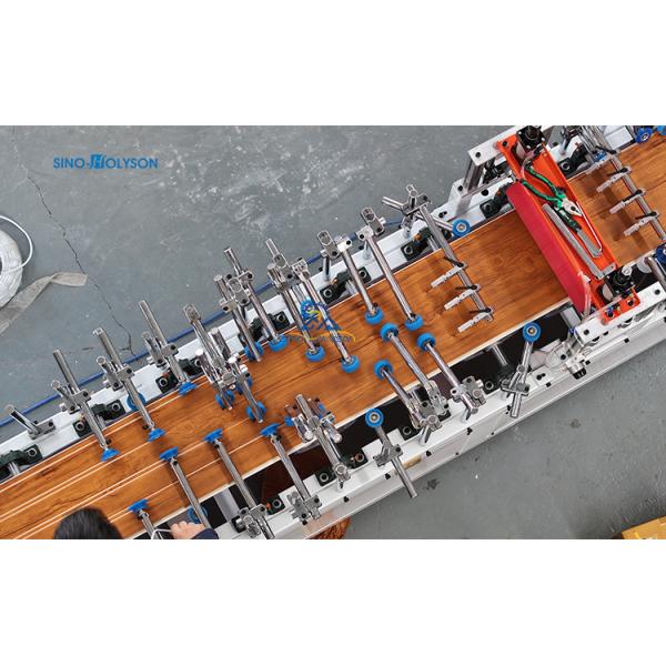 Sinohs 65/132 PVC Wall Panel Making Machine/ WPC Fluted Panel Production Line/WPC Profile Production Line