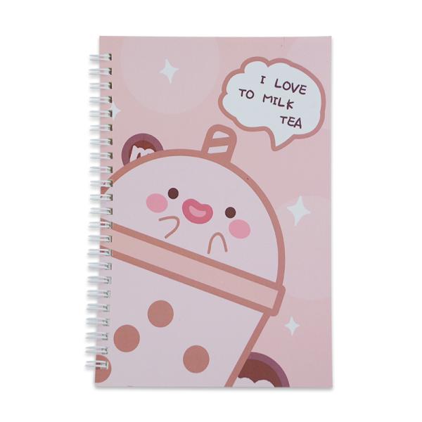 Soft Cover Personalised Custom Blank Kraft Paper Grid Notebook with Logo