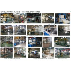 Customrized 12000 W PLC Foam and Non Woven Fabric Carpet Making Machine Flame
