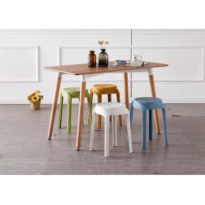 Stackable 4pcs/Ctn Modern White Plastic Dining Chairs