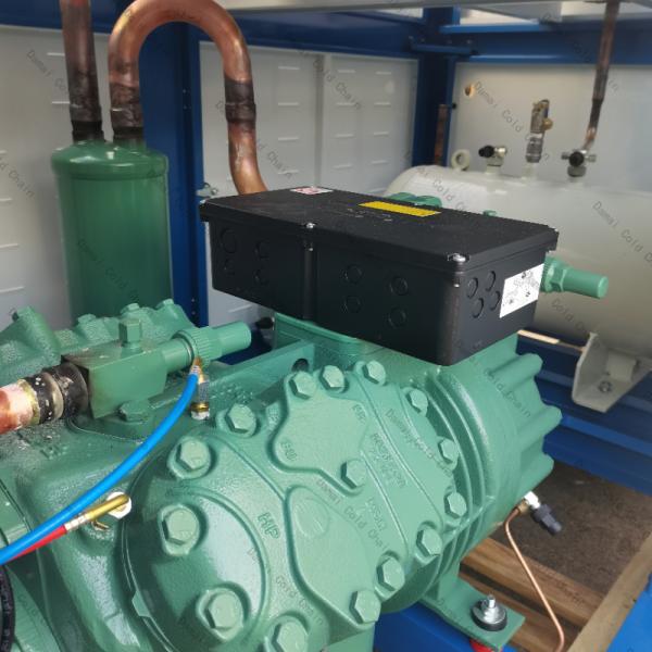 24 Hours Timer Semi Hermetic Screw Compressor Low Noise With R410A Refrigerant