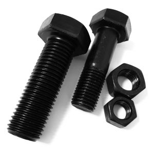Threaded Stud Bolts Trivalent Black For Various Industrial Applications