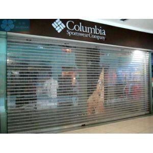 12mm Tube Polycarbonate Clear Roller Shutters For Mall