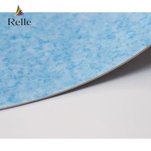 Hotel Blue Vinyl Flooring Roll PVC Sponge Heterogeneous Vinyl Anti Slip