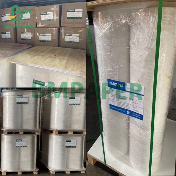 Glassine Paper To Making Sticker Paper Liner High Temperature Resistance White Yellow Blue 58g-120g