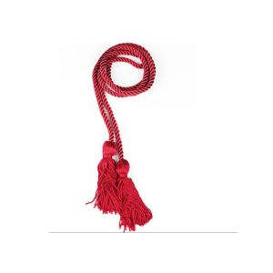 Decorative Chinese Knotting Cord , Colored Polyester / Nylon Rattail Satin Cord