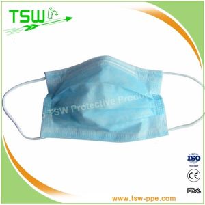 FDA 510K Dustproof Disposable 3 Ply Non Woven Face Mask