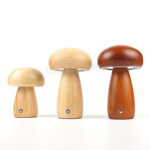 Custom Wooden Mushroom Lamp, Night Light for Birthday Gifts