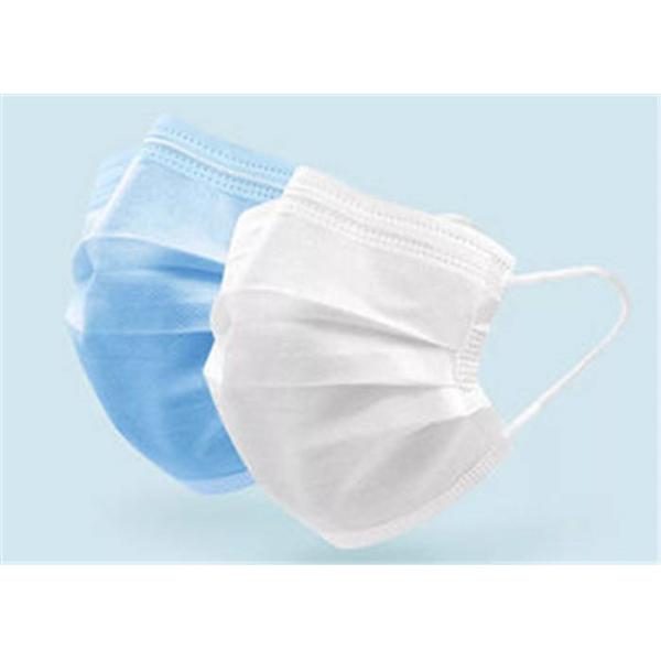 Buy 3 Layer Disposable Protective Face Mask , Earloop Medical Mask Eco Friendly at wholesale prices