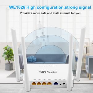 ZBT WE1626 300Mbps 5dbi Antennas Openwrt Wifi Router 192.168.1.1