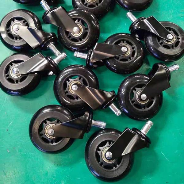Buy 3" Furniture Chair Casters , 50kg Loading Office Chair Caster Wheel at wholesale prices