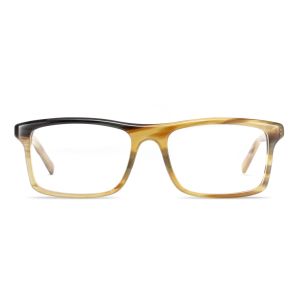 Horn Frame Optical 145mm Full Rim Glasses Classical Luxury Business