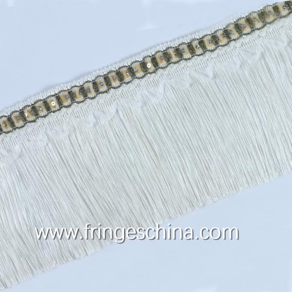 Latest decorative OEM custom design tassel fringe for curtain cushion trimmings