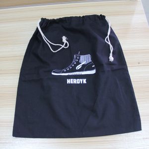 Quality Washable Drawstring 34x45cm Cotton Storage Bag for sale