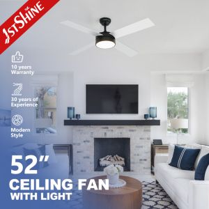 China Low Noise Remote LED Ceiling Fan With MDF Blade DC Motor Ceiling Fan on sale