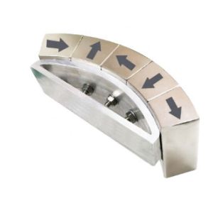 Arc Shaped Neodymium Motor Magnets N38H Grade Wind Generator NdFeb Magnet