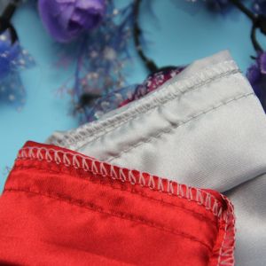 Hotel Soap Small Fabric Drawstring Bags , Ribbon String Satin / Silk Cloth Bag