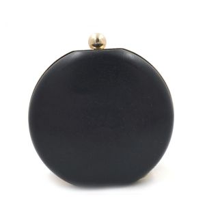 China Custom irregular round shape box clutch metal gold iron purse frame clasp for Bags on sale