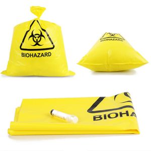 Large Capacity Yellow red hospital clinics infectious plastic disposable medical