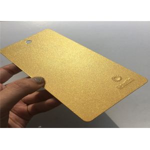 Quality Gold Shinny Metallic Powder Coat , Energy Saving Industrial Powder Coating for sale