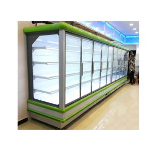 5 Shelf Multideck Open Chiller Vegetable Fruit Glass Door Merchandise Showcase