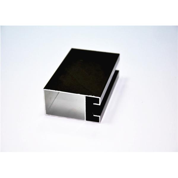 Buy Black Anodizing 10-15um Casement Window Profiles For Construction at wholesale prices