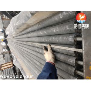 A179 Carbon Steel Extruded Finned Tubes Suppliers With Aluminium 1060 For Heat Exchanger