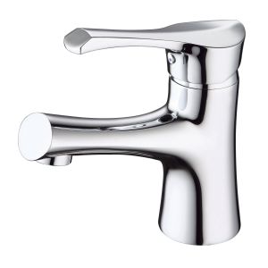 China Brass Ceramic modern bathroom Sink Faucets with  Single Hole on sale