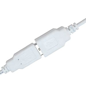 Custom 1m 2m 3m White USB A Male to Open End Tinned Wire Breakout Extension